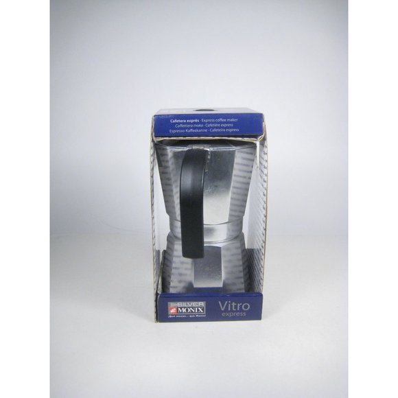 NEW Monix Cafetire Italienne 6 Tasses Servings Express Coffee Maker Non Stick - Picture 4 of 8
